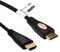 mumbi 19972 Câble MINI HDMI haute vitesse haute définition, Full HD 3D / Mini HDMI C mâle vers HDMI A mâle, Contacts plaqués or, 5.00m, noir