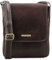Tuscany Leather John Herrentasche aus Leder mit Reißverschlussfach
