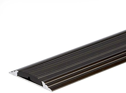 ANODISED Aluminium Anti Non Slip Door Floor BAR Edge Trim Threshold Profile 930mm x 50mm A10 Brown