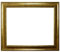 Barockrahmen gold fein verziert 837 ORO, Leerrahmen 70x100 cm