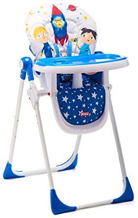 Piku ni20.6329 Astronautas – Hochstuhl mit verstellbarer Tischplatte, blau