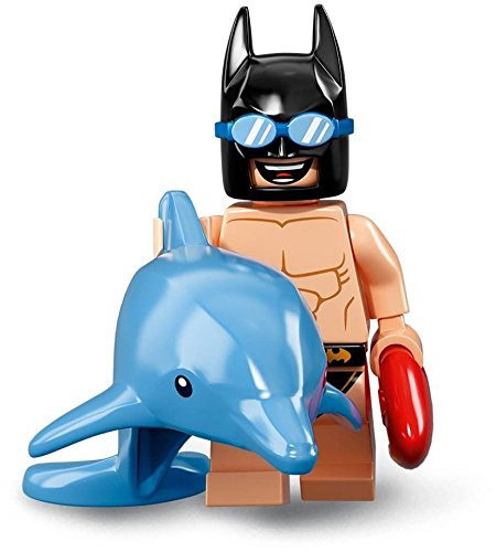 the Lego batman Film Serien 2 Minifigur - 71020 - Satz Rücksack Zip (Badeanzug batman)