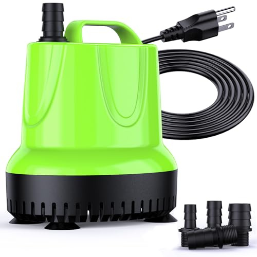 FREESEA Durable Small Pond Pump: 365+ days Continuous Operation