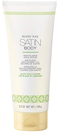 Mary Kay Satin Body Revitalizing Shea Scrub weißer Tee & Zitrus revitalisierendes shea peeling 185g Mhd 2020