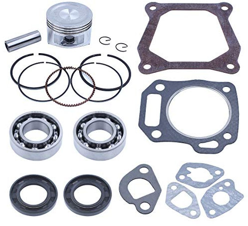 Haishine 68mm Piston Rings Bearing Oil Seal Gasket Set for Honda GX160 GX 160 Chinese 168F Engine Motor Generator Water Pump Lawn Mowers