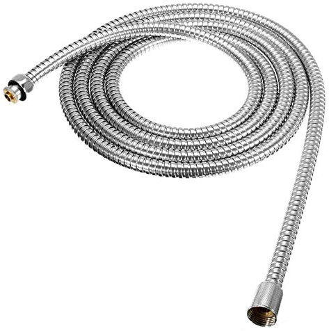 3 MèTres En Acier Inoxydable Souple Salle De Bain Tuyau D'Eau Couleur Argent Douche Flexible Tuyau Tuyau