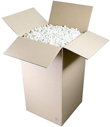 200 Liter | Bio Verpackungschips flupis® | 100% Recyclingfasern | Papierschaumflocken im Karton (50x50x80 cm) | Füllmaterial gegen Glasbruch