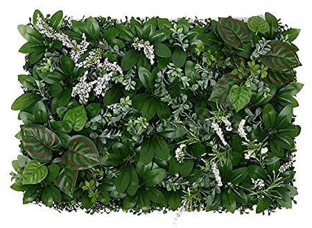 Art Mural Artificiel en Soie Plantes Vertes Eucalyptus Vif Feuilles de Vigne Vigne Faux Feuilles pour la Maison Mariage Fausses Plantes 60x40cm (2)