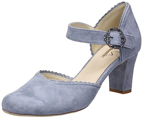 Hirschkogel Damen Pumps, h.blau, 38 EU
