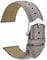 WOCCI 20mm Vintage Leder Uhrenarmband mit Konische Schnalle, Ersatz Armbanduhr (Grau)