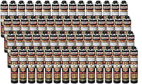 Mousse adhésive 3 en 1 pour mortier de maçonnerie 60 x 750 ml
