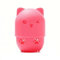 Makeup Sponge marshmallow sponge for foundation Silicone Travel Case Beauty blender holder Washable Reusable Cat Shape Cosmetic Sponge Container (Red)