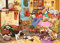 The House of Puzzles - Hund müde Puzzle - 1000 Teile Puzzle für Erwachsene, Künstler illustriert, malerische Landschaft, Deluxe-Puzzle-Geschenke