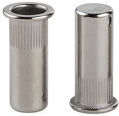 LJFMDLN 20 Stück Flachkopf-Nietmuttern, versiegelte Edelstahl-Blindgewindeeinsätze, Mutter mit geschlossenem Ende, hermetische, wasserdichte Mutter (Farbe : M8)