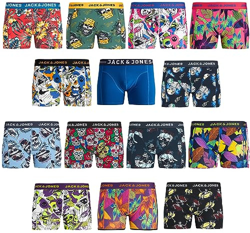 JACK & JONES Boxershorts Mix Pack Retroshorts (4, XXL)