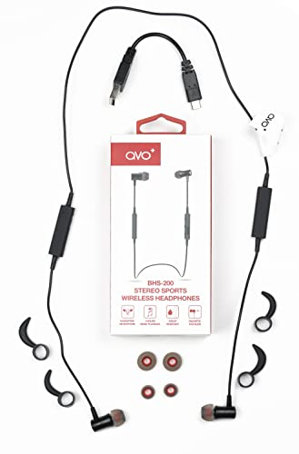 Mobile-Laden Wireless, Bluetooth Headset BHS-200 kompatibel mit BLU G40, integrierte Freisprecheinrichtung, Reichweite 10 Meter
