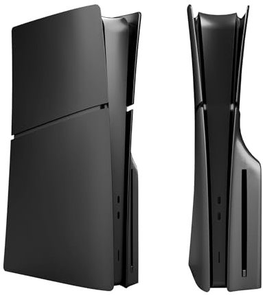 Black Faceplate Compatible with PS5 SLIM DISK Console (Only fits PS5 Slim disk Model)