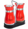 GJIE Lot de 2 salières et poivrières - Accessoires de cuisine - Rouge