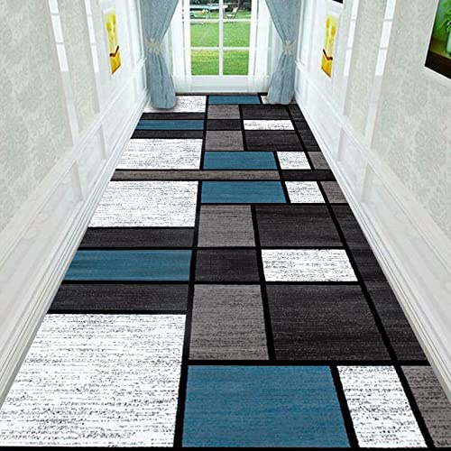 AZMANI Teppich, moderner Durchgangsläufer für Flur, Rutschfester Läufer für Flur, rutschfest, 0,8 x 5 m