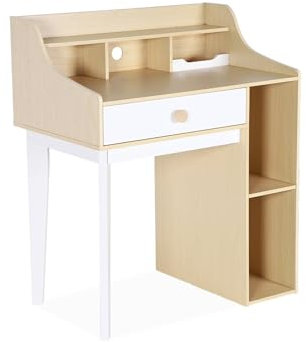 sweeek - Kinderschreibtisch mit Schublade und Regalen - Edgar