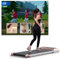 Lacuffy Raceable Tapis de Marche Adapté aux Appareils Intelligent, Tapis de Course Éléctrique APP Contrôle, Capacité 159kg, avec Cours de Formation, Courses Multi-coureurs et Interaction en Temps Réel