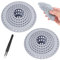 Sauntere 2Pcs Attrape Cheveux Douche en Silicone - Filtre Evier Cuisine et Filtre Douche Anti-Bouchage - Salle de Bain Accessoire Universel pour Baignoire/Douche/Cuisine