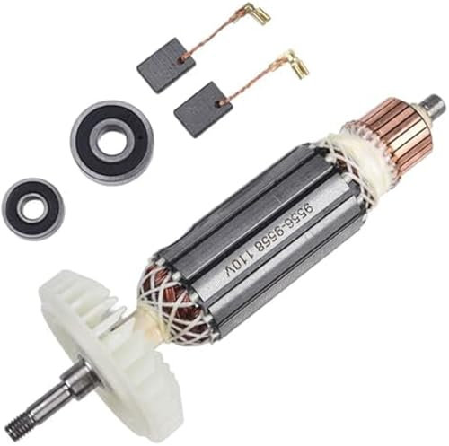 Szwaldaper Professional Grade, for Rotor, for Angle Grinders Compatible Across Various Models Including Carbon Brushes (110V) armature rotor(BLACK 110V)