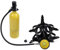 Sistema de botella de buceo portátil de 1 litro con gafas de cara completa y mochila: equipo compacto para la respiración submarina (#12)