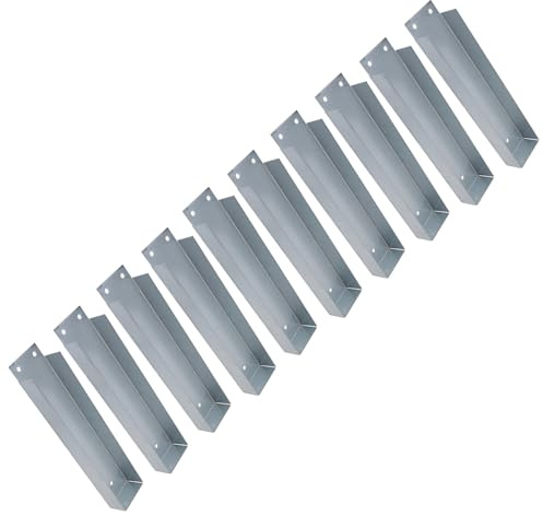 Gravel Board Clip 50mm x 225mm Fence Panel Holder Mounting Bracket 10PK