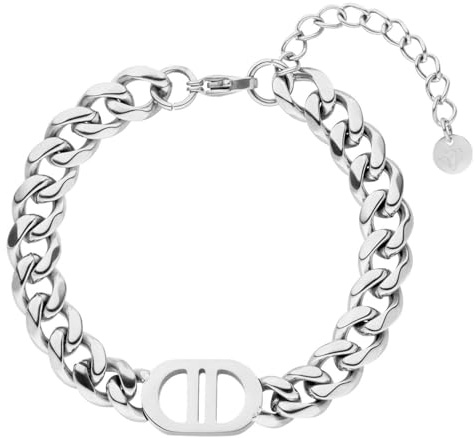 DIAMOND MODE Luxus Armband Gold Damen Schmuck, Prestige - 18K vergoldeter Chirurgenstahl, 16+4cm, wasserfest, nickelfrei, Hochglanz poliert