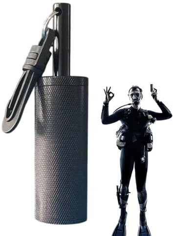Shaker de plongée - Appareil de signalisation sous-Marine de 10,12 cm | Shaker en d'aluminium - Cloche avec Billes en Acier résistant à la Pression pour l'entraînement de Sauvetage en plongée