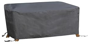 Gardissimo Robuste Schutzhülle für Gartenbank 162 x 84 x 65 cm - Wetterfeste Bankhülle wasserdicht, atmungsaktiv, frostsicher, Druckknöpfe, Klettverschuß, Abdeckung grau, 349849