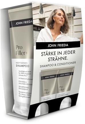 John Frieda PROfiller+ Vorteilsset Shampoo/Conditioner - Inhalt: 1x 250 ml Shampoo, 1x 250 ml Conditioner