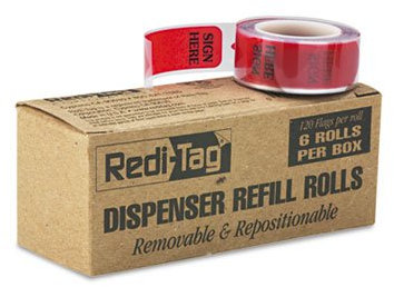 rtg91012 – redi-tag Nachricht mit Pfeil Flagge Refills