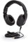 Reloop RHP-20 Knight - Cuffie professionali per DJ con design chiuso rotante e pieghevole, confortevole imbottitura in memory foam con superficie in pelle proteica, finitura in gomma nera