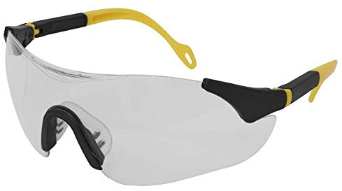 Worksafe 9208 Sports Style Clear Safety Glasses with Adjustable Arms