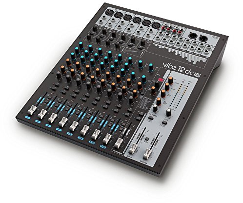 LD Systems VIBZ 12 DC - Mesa de mezclas de 12 canales con sección de efectos digitales y compresor