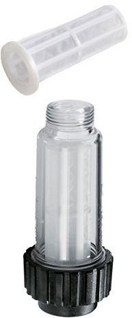 1 x Wasserfilter-Set 2-teilig passend für Hochdruckreiniger von Kärcher Kränzle Nilfisk-Alto Bosch Stiehl Kingkraft mit 3/4 IG:AG wie 4.730-059.0 inkl. 1 x GRATIS Filtereinsatz 5.731-050.0 (1 x Set)