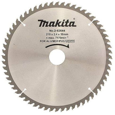 Makita D-65604 TCT Multi-Purpose Saw Blade 210mm x 60T