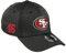 New Era San Francisco 49ers 39thirty Stretch Cap NFL Established Number Black - S-M