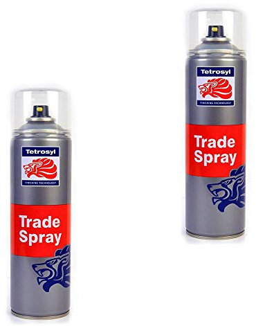 Tetrosyl ATS019 Trade Spray Paint Clear Lacquer 500ml x 2
