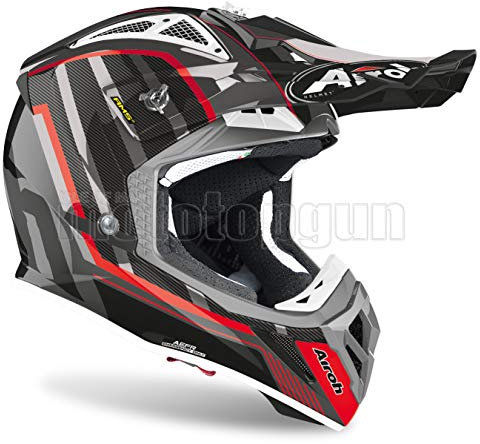 Airoh AV23GL16 Motorradhelm Cross Grau Aviator 2.3 Glow Größe XL