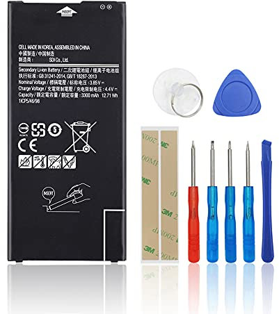 SwarKing Batterie de rechange EB-BG610ABE compatible avec Samsung Galaxy J4+ J6+ Plus J415 SM-J610 avec kit d'outils