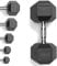Gallant Hex Weights Dumbbells Set - Rubber Encased Hex Dumbbells pair, Non Slip & Anti Rolling, Dumbbell Sets for Men & Women, Home Fitness Gym Weights For Strength Training Weight Lifting Equipment
