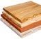 LAMO Manufaktur Tischplatte Wohnzimmertisch Schreibtischplatte Arbeitsplatte Baumkante 100x40 cm, Roh, LHB-01-A-001-104