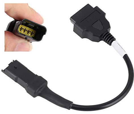 OBD2 Kabel Adapter für Ducati Monster,4 Pin Motorrad OBD2-Diagnoseadapter Kabelanschluss für Multistrada 1200 2010-20,Diavel 2010‑2014,Panigale 1199 2010–2014