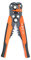 Stripper Cutter, Wire Stripper 8”Self-Adjustable Automatic Cable Wire Crimper Wire Cutter Stripping Tool Cable Plier, Orange Black