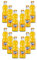 Fanta 12er Set Fanta Orange 12x 0,2L inkl. Pfand MEHRWEG Glas