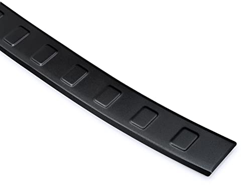 teileplus24 AL196 Ladekantenschutz Aluminium kompatibel mit Skoda Fabia 4 2021-, Farbe:Schwarz