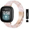 KoGiio Bracelet Compatible avec Fitbit Versa 4/3 / Sense / 2, Hommes Femmes Résine Bracelet